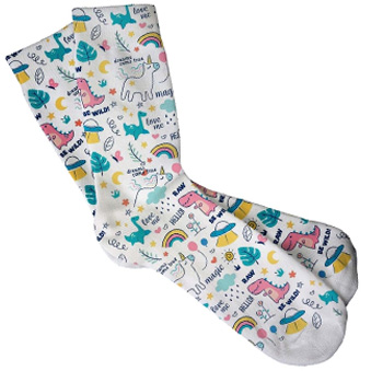 Long socks for allover sublimation